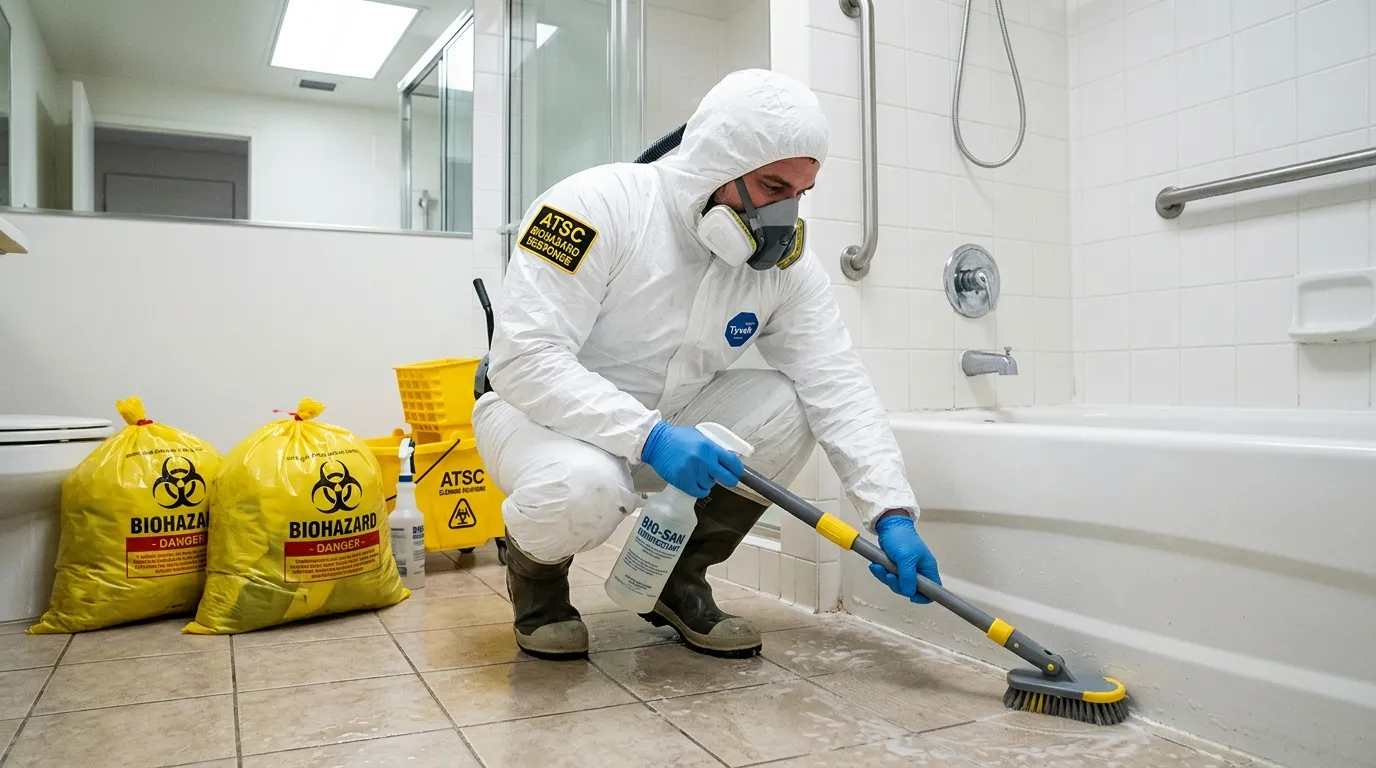 Decontamination equipment deployed for Blood Cleanup in Grantsville